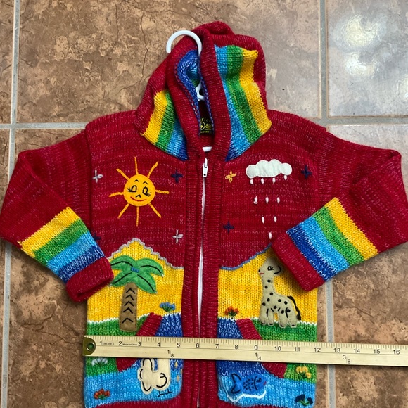 American South Side Colorful Children's Knit Sweater with Fun Designs unisex - Picture 7 of 8